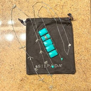 Silpada Necklaces-Silver & Turquoise (selling together)